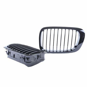 Glans Zwart Nieren BMW 3 Serie E46 Coupe/Cabrio 99-03 B1657, Nieuw, Voor, BMW