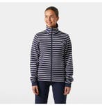 Helly Hansen Crew Fleece Jacket | Dames | Navy / Wit Gestree, Ophalen of Verzenden, Nieuw