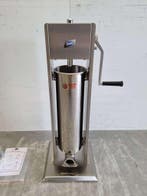 RVS Verticale vulbus stopbus worstvuller 7 liter Horeca, Zakelijke goederen, Horeca | Keukenapparatuur, Ophalen of Verzenden, Nieuw in verpakking