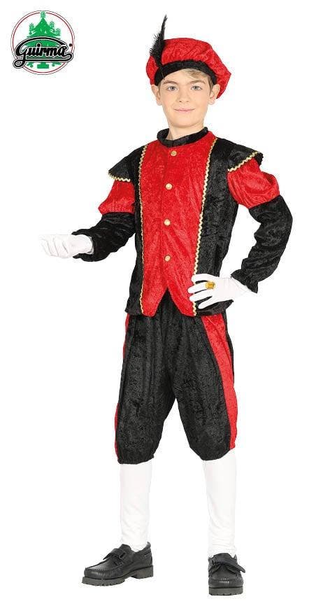 Pietenpak jongen/meisje rood-zwart, Kleding | Heren, Carnavalskleding en Feestkleding, Nieuw, Ophalen of Verzenden