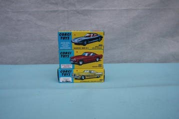 Corgi 1:43 - Modelauto (3) - 3 x 1960s Corgi Toys, Nieuw