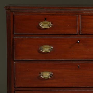 Ladenkast met verborgen bureau waarin 10 postvakjes en 5 kle, Antiek en Kunst, Ophalen of Verzenden