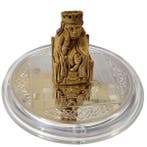 Kameroen. 500 Francs 2023 Queen - Viking Chess Set 1/2 oz