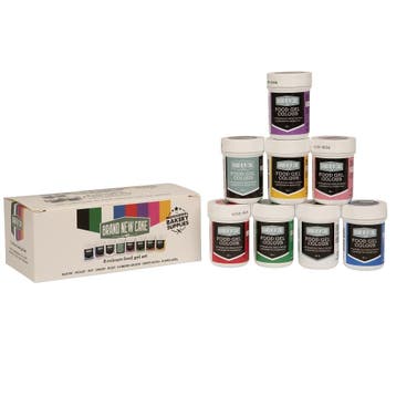BrandNewCake Kleurstof Gel Assortiment (8x 35g), Verzenden, Nieuw