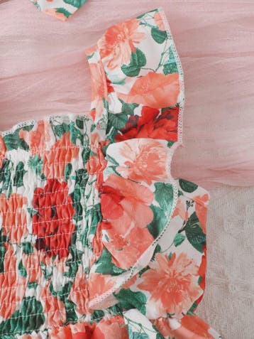 Zomerjurk met Hoofdband voor Baby Meisjes (0-2 Jaar) - Bloem, Verzenden, Nieuw