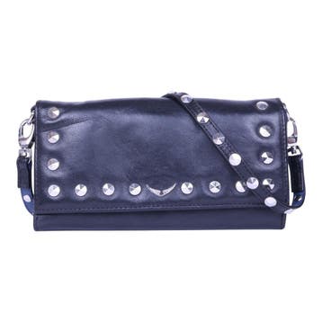 Zadig & Voltaire Rock Rider Studded Clutch - Zwart, Verzenden, Zo goed als nieuw