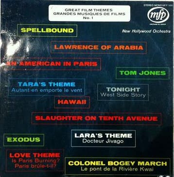 New Hollywood Orchestra – Great Film Themes No 1 (LP), Ophalen of Verzenden, Gebruikt