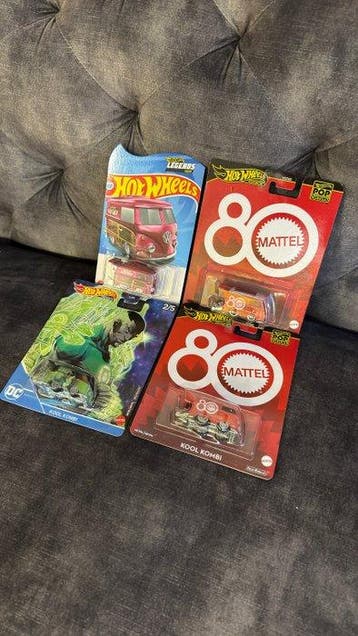 Hot Wheels 1:64 - Modelauto (4) - Kool Kombi Collector’s Lot, Nieuw