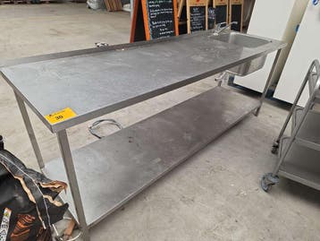 rvs spoeltafel, Zakelijke goederen, Horeca | Keukenapparatuur, Nieuw in verpakking