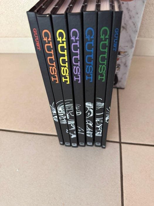 Guust Flater - Lekturama collectie in box - 7 Album - 1996, Boeken, Stripboeken