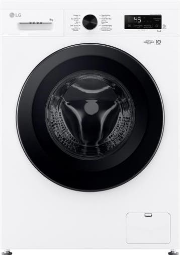 LG F4X1009NWK - Wasmachine - 9 kg - 1400 tpm - DirectDrive -, Witgoed en Apparatuur, Ophalen of Verzenden, Zo goed als nieuw, Voorlader