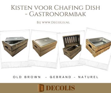Kist Nieuw 55.5cm  Geschikt voor Gastronormbak div kleuren, Ophalen of Verzenden, Nieuw zonder verpakking, Meubilair
