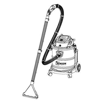 Tapijtreiniger | Benson | 1200 watt, Verzenden, Nieuw