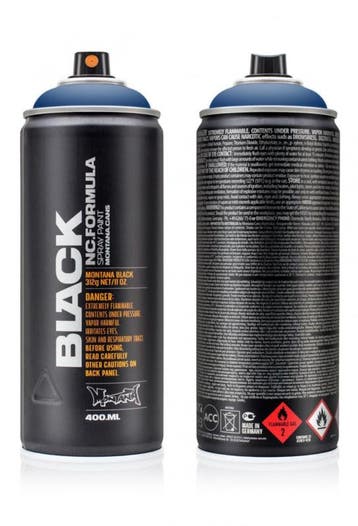 Montana Black BLK5080 Ultramarine 400 ml, Doe-het-zelf en Verbouw, Ophalen of Verzenden, Nieuw