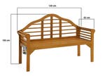 Tuinbank Marlboro Eucalyptushout FSC gecertificeerd 135x5..., Verzenden, Nieuw