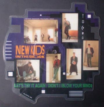 vinyl picture / shape - New Kids On The Block - Lets Try..., Verzenden, Zo goed als nieuw