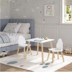 Kinder Speeltafel met 2 Stoelen Hout met Rugleuning, Verzenden, Nieuw