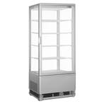 GGM Gastro | Koelvitrine - tafelmodel PANORAMA - 98 liter -, Verzenden, Nieuw