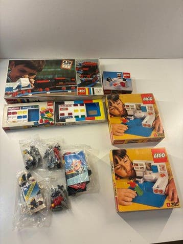 Lego Set - Train - VINTAGE RARE LEGO LOT 1 WITH INSTRUCTIONS, Nieuw