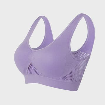 Seamless Sports BH met Uitsparingen & Push-up - Dames Yoga,, Verzenden, Nieuw