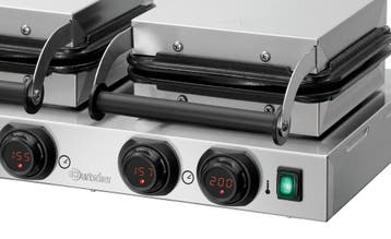 Bartscher Wafelijzer MDI 2HW211 | 2 bakunits | Hartvormige w, Ophalen of Verzenden, Nieuw in verpakking