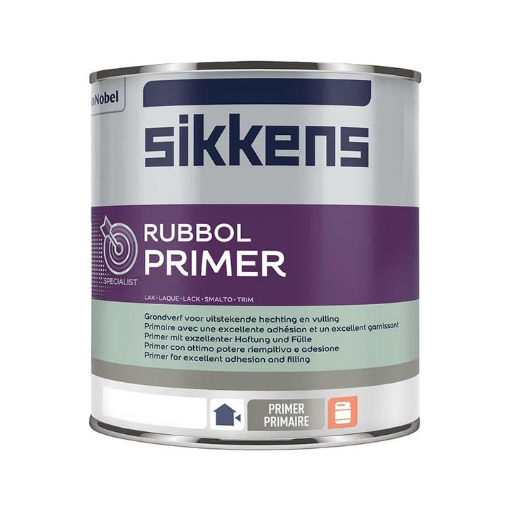 Sikkens Rubbol Primer - 2,5L RAL 9001 | Crèmewit 2.5L, Doe-het-zelf en Verbouw, Verf, Beits en Lak, Verf, Wit, Nieuw, Minder dan 5 liter