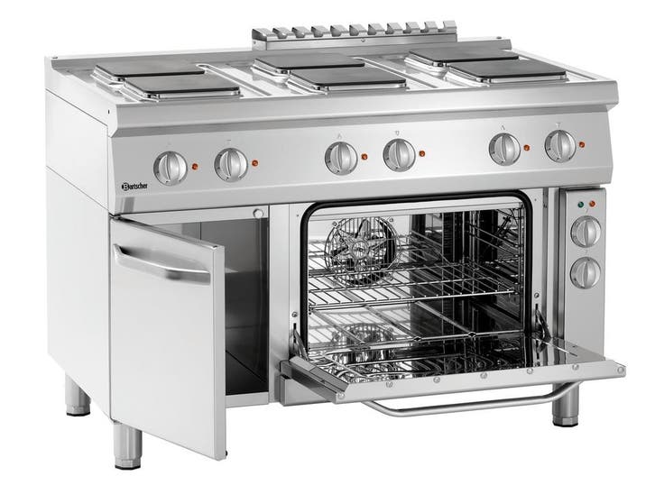 Bartscher Fornuis | Elektrisch | EBP | 6 Kookplaten 2,6 kW |, Zakelijke goederen, Horeca | Keukenapparatuur, Nieuw in verpakking