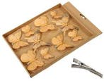 Vlinders Mengsel Goud 10 stuks met clip, Ophalen of Verzenden, Nieuw