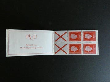 Nederland 1969 - Postzegelboekje 9B met telblok, Postzegels en Munten, Postzegels | Nederland, Gestempeld