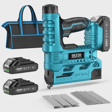 Accu Nagel- en Tackermachine 18V - Krachtig, Draadloos & Com, Doe-het-zelf en Verbouw, Verzenden, Nieuw