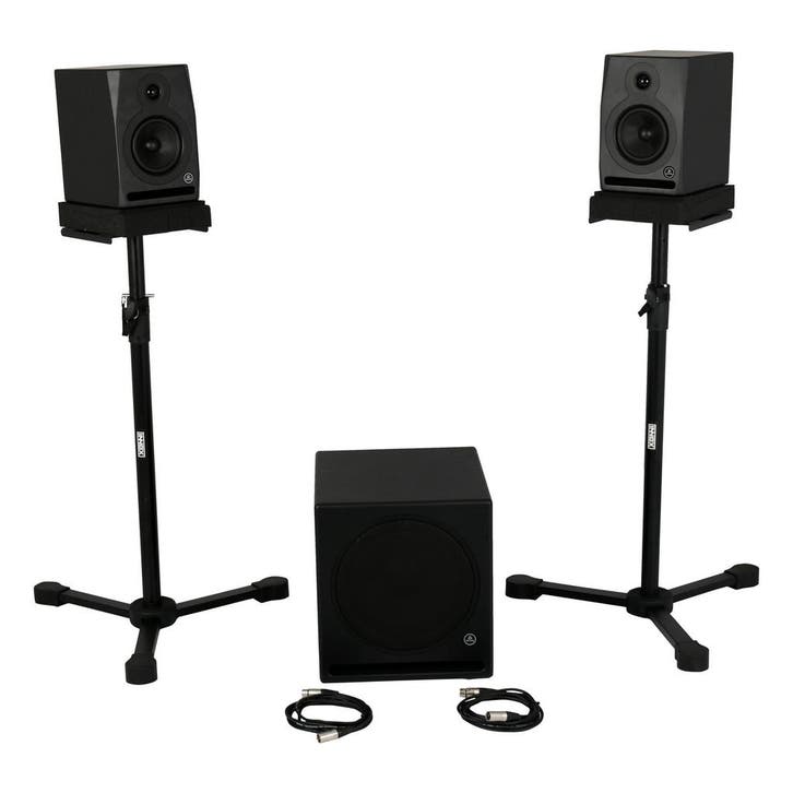 Devine RX-5A Black Set + Sub studiomonitoren, Audio, Tv en Foto, Luidsprekers, Verzenden
