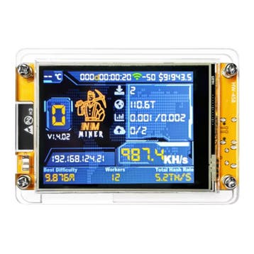 NMMiner 987 KH/s - LCD Display - USB Crypto Bitcoin Solo, Telecommunicatie, Verzenden, Nieuw