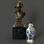 Beeld, Naar A. Canova: Napoleon buste - 20 cm - Brons,