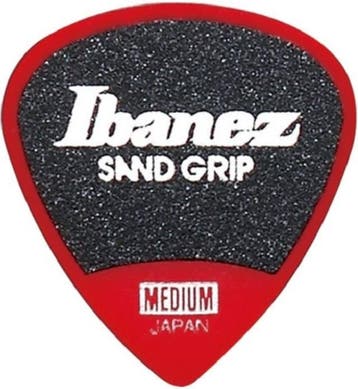 Ibanez PPA16MSGRD Sand Grip Teardrop plectrum Medium 0.80 mm, Ophalen of Verzenden, Nieuw, Akoestische gitaar