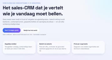 Sales CRM voor bedrijven Nooit meer een lead vergeten, Contacten en Berichten