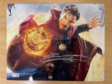 Doctor Strange - Benedict Cumberbatch – Signed 14x11, Verzamelen, Film en Tv, Nieuw