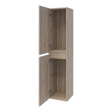 Brauer Joy - Hoge Kast - 160 cm - 2 Deuren - Greeploos -, Ophalen of Verzenden, Nieuw