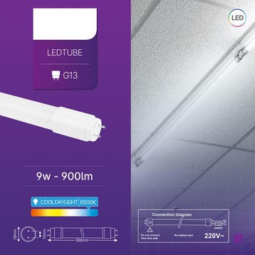 LED Waterdichte TL Armatuur met T8 Buis - Velvalux Strela -, Ophalen of Verzenden, Nieuw, Overige fittingen