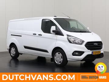 Ford Transit Custom 2.0TDCi Bestelbus 2023 L2 H1 Diesel, Auto's, Euro 6, Wit, Nieuw, Ford