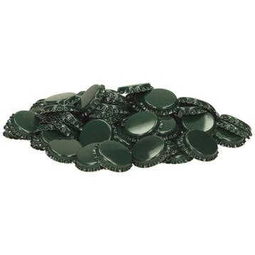 West Kin Look - Kroonkurk groen - 100 stuks 26 mm, Ophalen of Verzenden, Nieuw, Overige typen