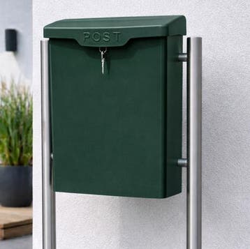Vernieuwde Ptt brievenbus van Staal in 4 kleuren, Tuin en Terras, Nieuw