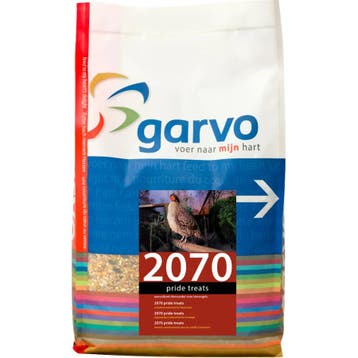 4x Garvo Vogelvoer Pride Treats (207020) 2 kg, Dieren en Toebehoren, Vogels | Toebehoren, Verzenden, Nieuw, Overige typen