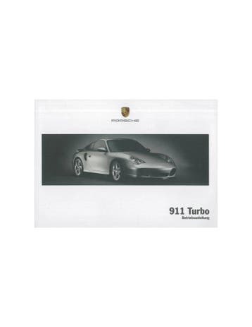 2005 PORSCHE 911 TURBO INSTRUCTIEBOEKJE DUITS