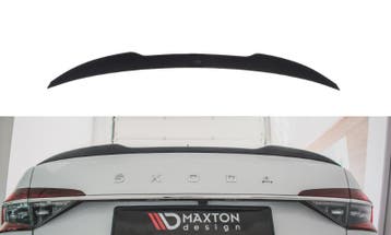 Spoiler cap Skoda Superb 3 FL Maxton Design glans zwart V.2, Ophalen of Verzenden, Nieuw