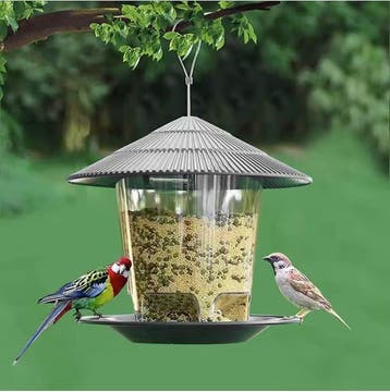 Hangende Vogelvoeder met Dak voor Tuin en Balkon, Dieren en Toebehoren, Verzenden, Nieuw