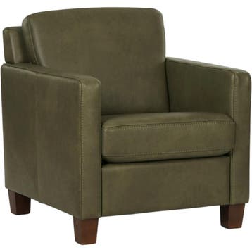 Set van 2 Leren fauteuils Smart - Granada Moss, Nieuw, Ophalen of Verzenden, 50 tot 75 cm, Leer