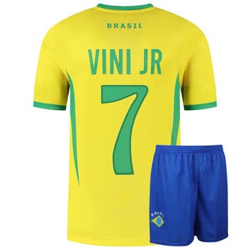 Brazilie Voetbaltenue Thuis Vini JR. - Kinderen en, Sport en Fitness, Voetbal, Verzenden, Nieuw