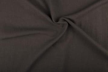 Linnen stof Donkertaupe – Gewassen linnen, Hobby en Vrije tijd, Stoffen en Lappen, Overige kleuren, 120 cm of meer, Ophalen of Verzenden