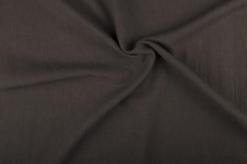 Linnen stof Donkertaupe – Gewassen linnen, Hobby en Vrije tijd, Stoffen en Lappen, 120 cm of meer, 200 cm of meer, Overige kleuren