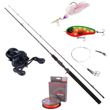 Ultimate Pike Caster Baitcaster Set 20-60g, Verzenden, Nieuw